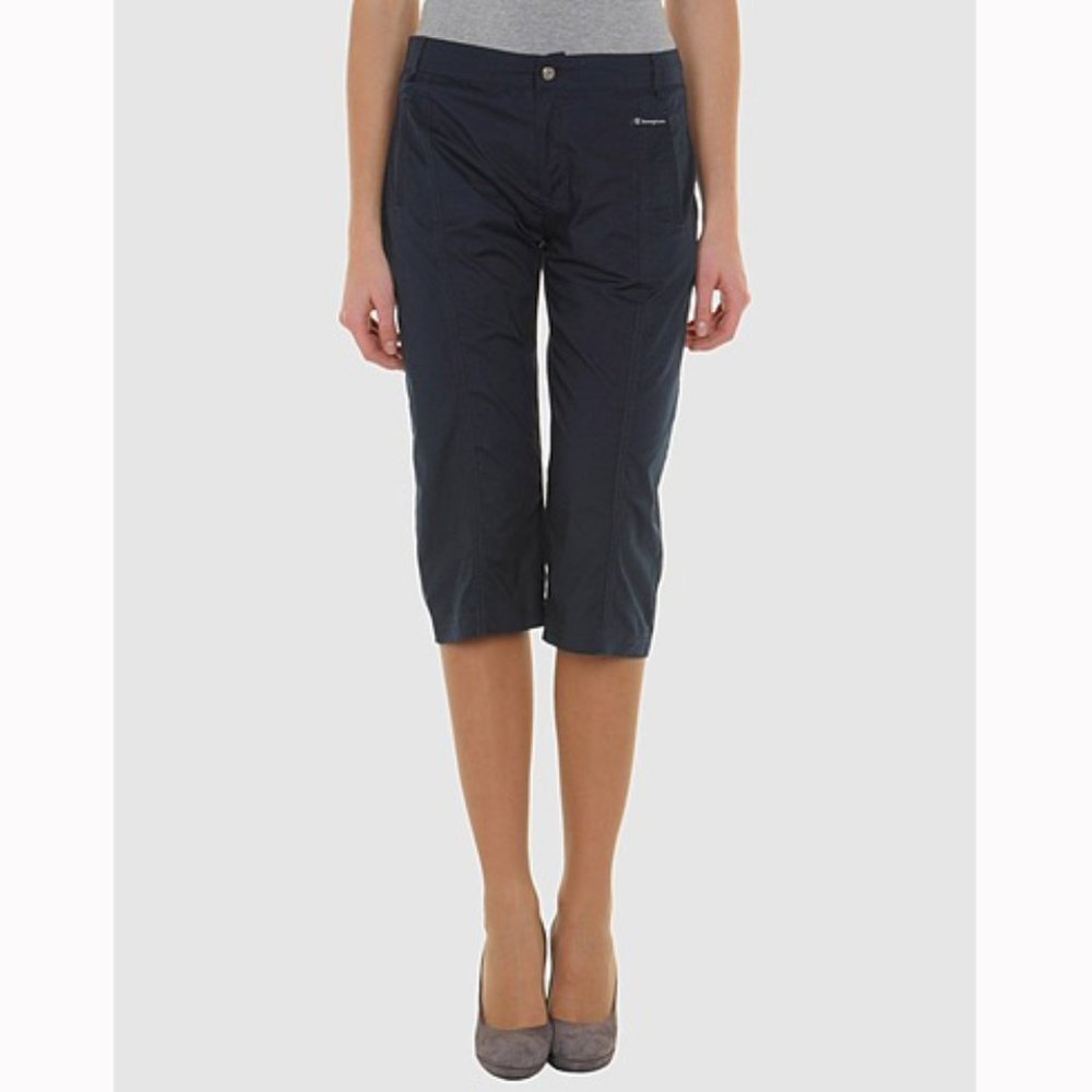 NWT Champion Wide Cropped Pants (Size S, Navy)